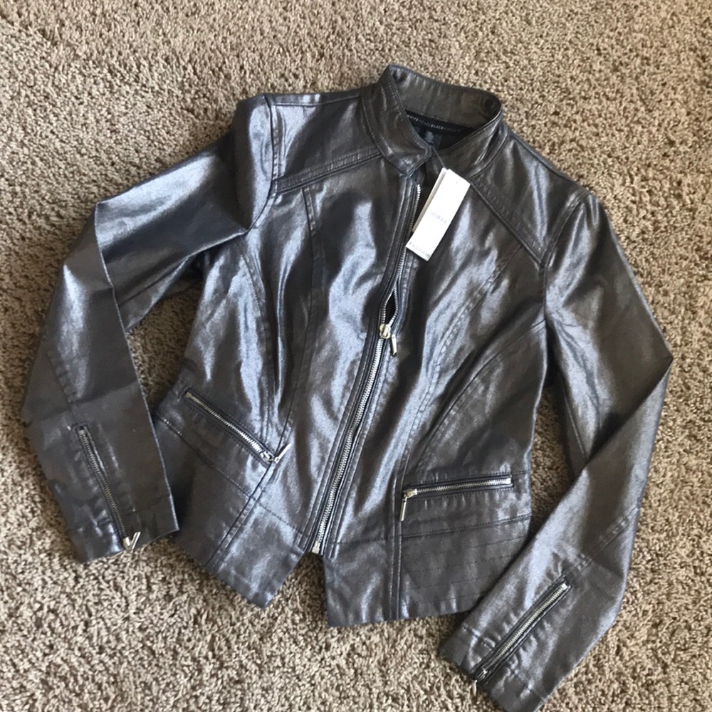 New White House Black Market Metallic Jacket 2P